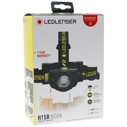 Ledlenser H15R Work Series Rechargeable Headlamp | Free Shipping 